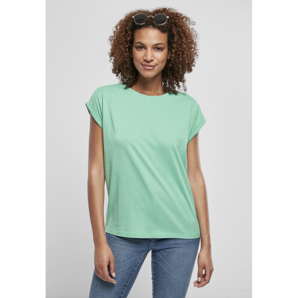 Urban Classics - Extended Shoulder Dames Tshirt - Turquoise